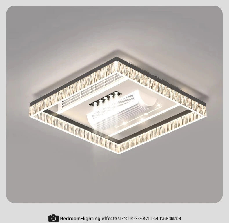 Ceiling Fan Light Invisible Bladeless Ceiling Lamp With Remote Control