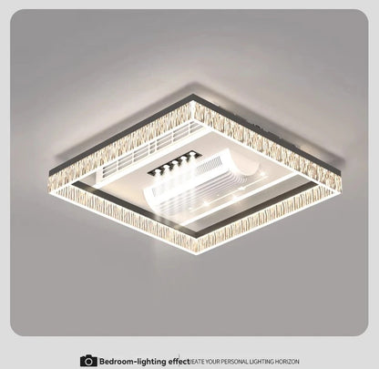 Ceiling Fan Light Invisible Bladeless Ceiling Lamp With Remote Control