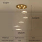 Nordic chandelier Leaf lotus chandelier of petals restaurant creative living room