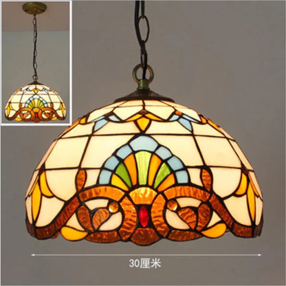 Nordic Tiffany chandelier Kitchen Dining room hallway handmade glass chandelier