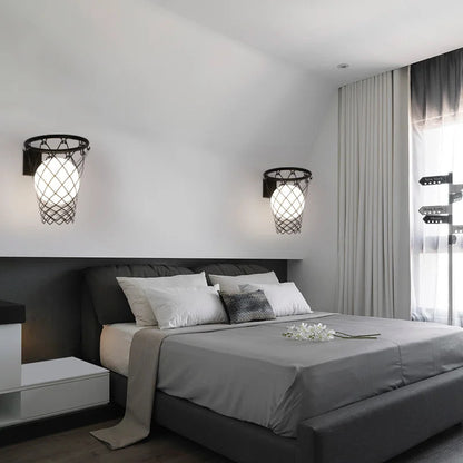 Basketball Wall Light Children boys Bedroom Wall Lamp Kids study Loft Sconce Light