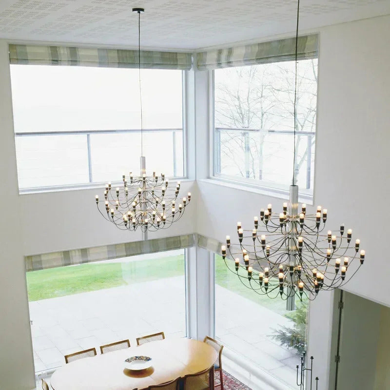 Italian Pendant Lights French Hanging art country Lamp for living room Kitchen Dining Room Villa duplex loft staircases lamp