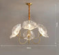 Lotus Flower Chandelier Modern Glass Flowers Led Chandelier