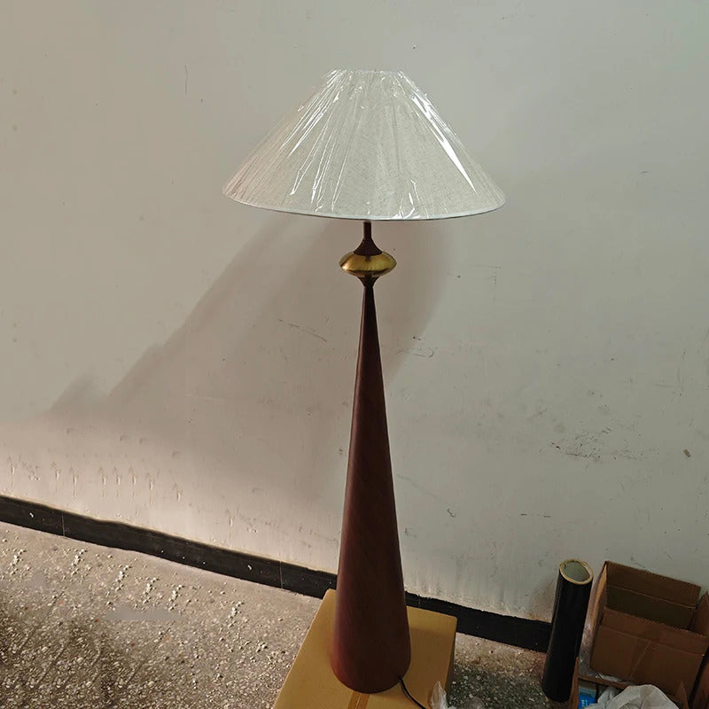 Wabi-sabi Floor Lamp Cloth Cover Art Decorative Bedroom Bedside Floor Light