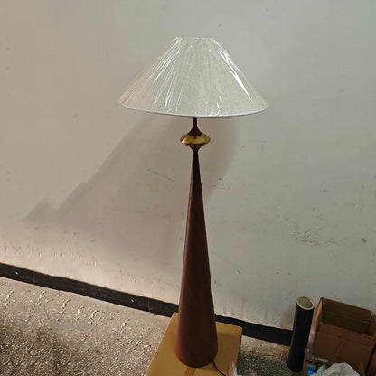 Wabi-sabi Floor Lamp Cloth Cover Art Decorative Bedroom Bedside Floor Light