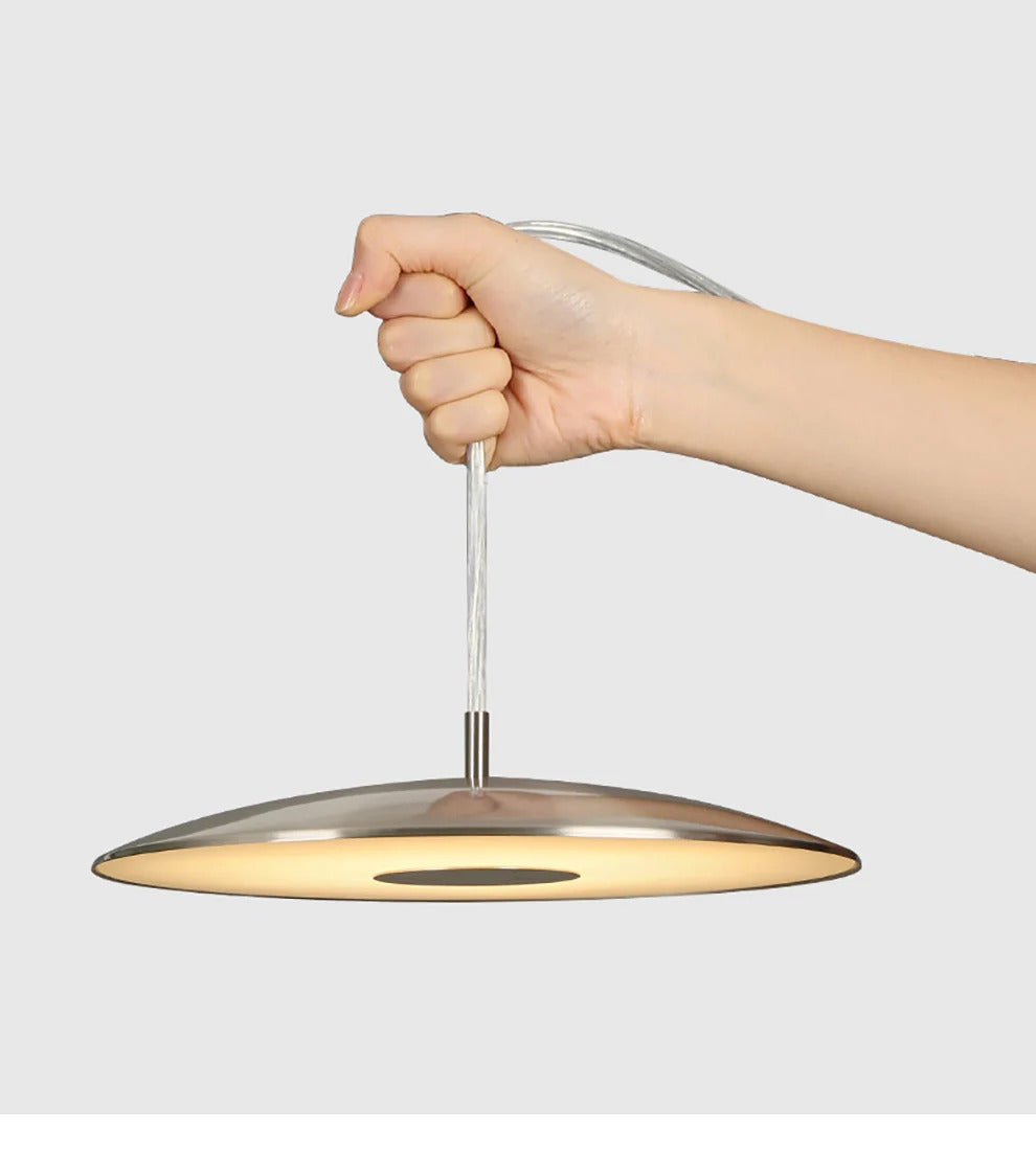 Modern UFO round pendant lamp flying saucer pendant lamp for dining room bar bedroom bedside simple designer art lamp