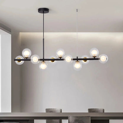 Linear Balls Chandelier
