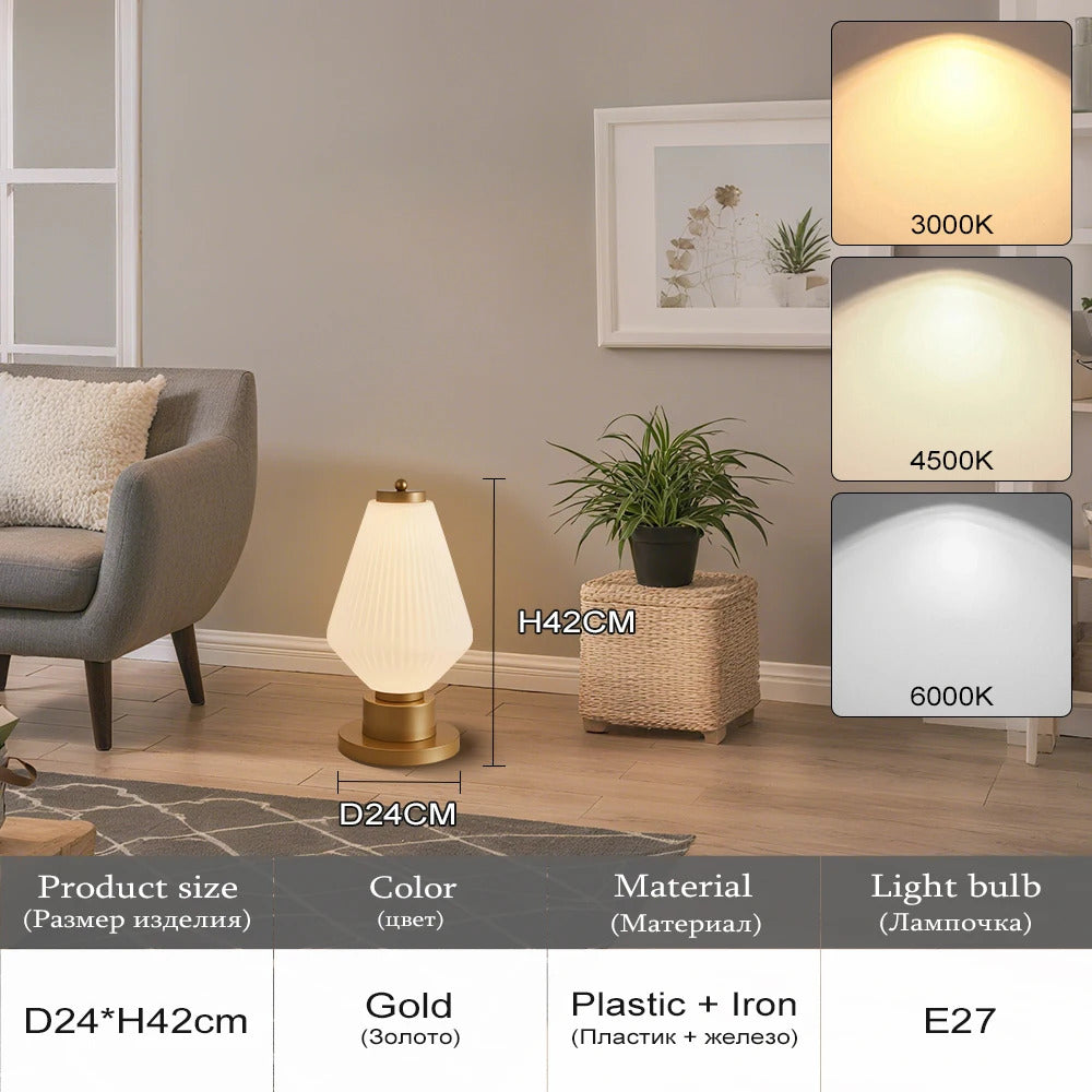 Modern Long Floor Lamp Nordic Minimalist Cream Lampshade Iron Base standing lights