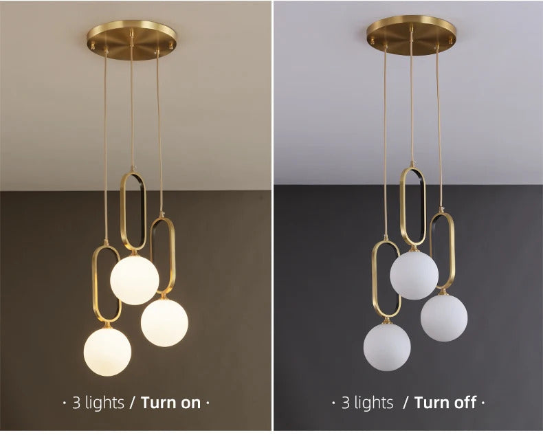 Modern luxury pendant light LED design pendant ball light Decor