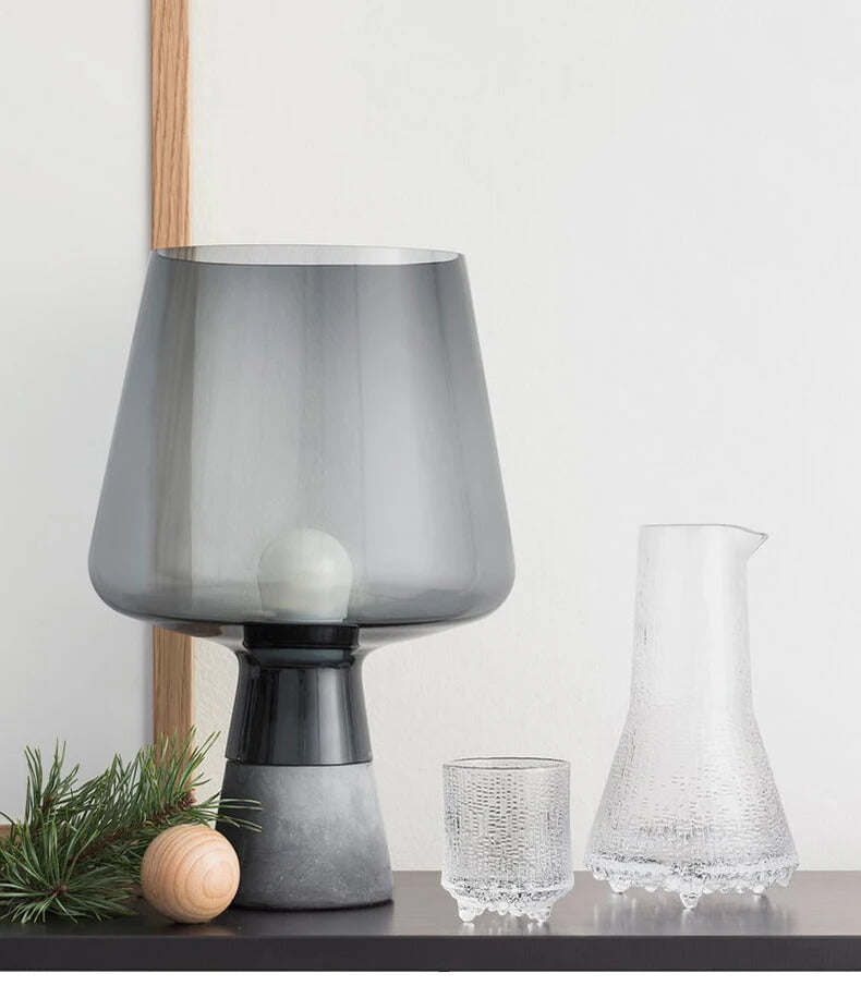 Post modern glass table light Italian Designer simple Amber art ambient office desk lamps