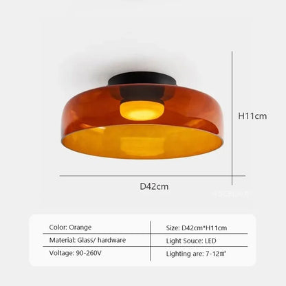 LEVELS Glass Ceiling Lamp Creative Dining Room bedroom decorating Lamps
