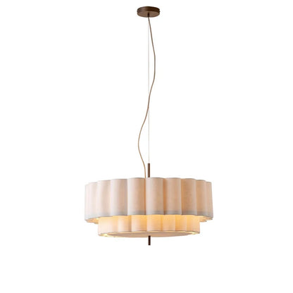 Nordic Minimalist Wabi Sabi Fabric Ceiling Chandelier Living Dining Room Bedroom Pendant Lights