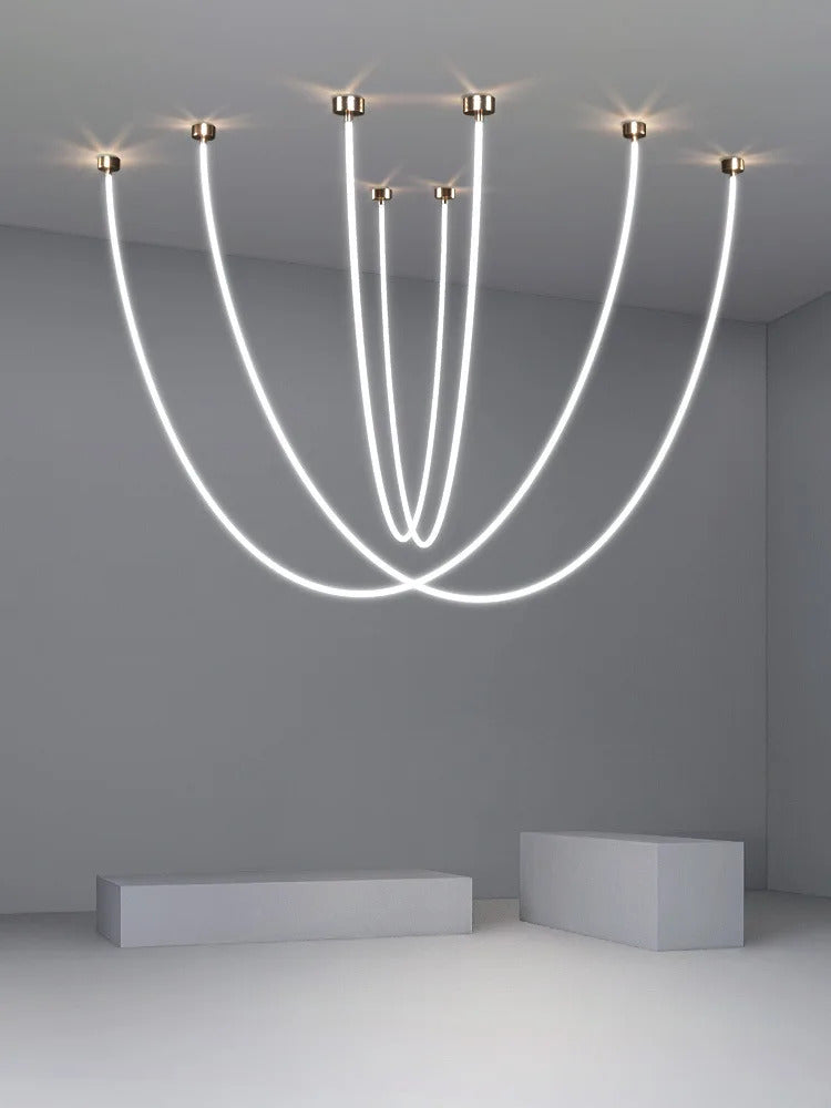 Tracer Loop Chandelier design interieur Light