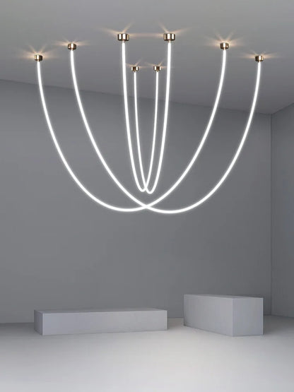 Tracer Loop Chandelier design interieur Light