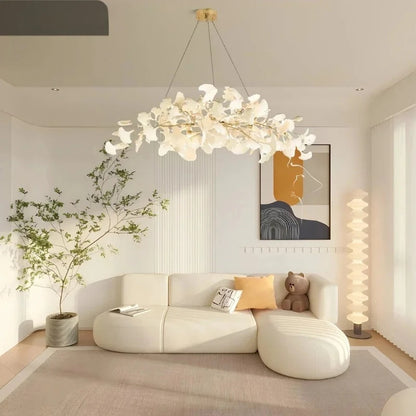 Horizon Bloom Ginkgo Chandelier
