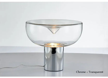 Modern Simple Bedside Table Lamp Nordic Light Luxury Radar Design Model Living Room Bedroom Bedside Light Glass Decorative LED