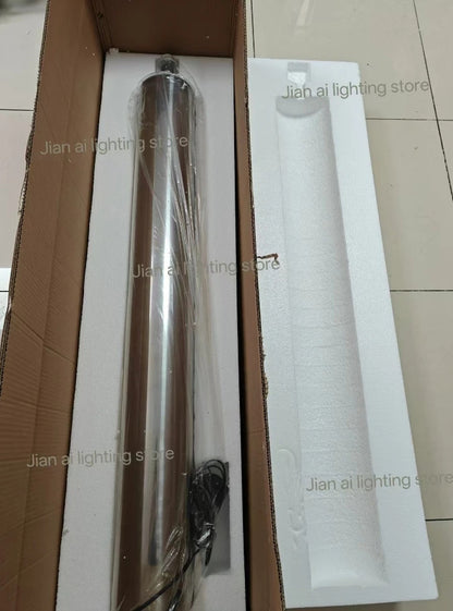 H5 Modern Bamboo Hat Stainless Steel Floor Lamp Simple LED E27 Light Bulb Model Room Bedroom Study Designer Hat Desk Decoration