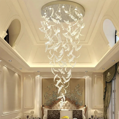 Feathers Flying Chandelier