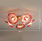 Lotus Flower Chandelier Modern Glass Flowers Led Chandelier