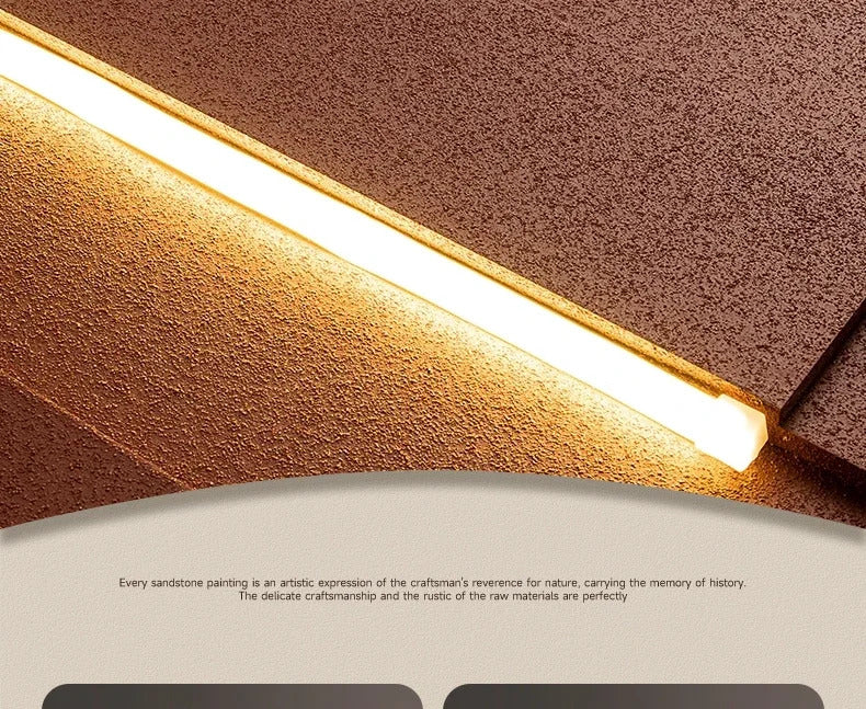 Italy Designer Geometric Wall Lamp Square Mounted Background Hallway Sconce lighting