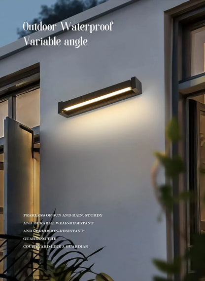 Modern waterproof Outdoor wall lamp Rotatable Courtyard landscape Corridor light