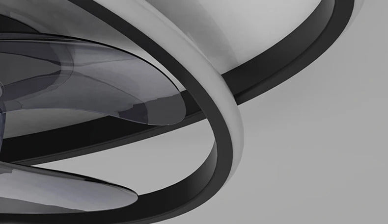 Modern bedroom decor led ceiling fan light lamp dining room remote control lamps