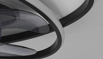 Modern bedroom decor led ceiling fan light lamp dining room remote control lamps