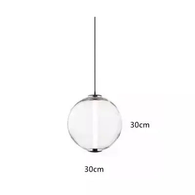 Nordic Minimalist Restaurant  LED Pendant Light Modern Designer Glass Pendant Light