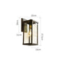 Outdoor Waterproof Wall Lamp Modern Villa Corridor Garden Exterior Lamp Wall light