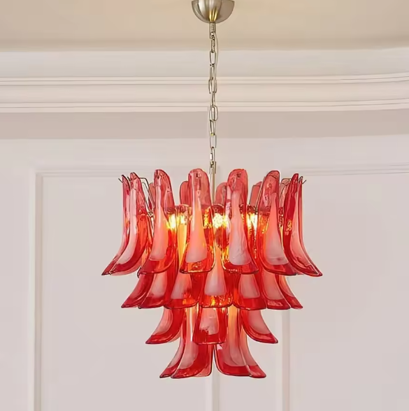 Glass Petals Chandelier 