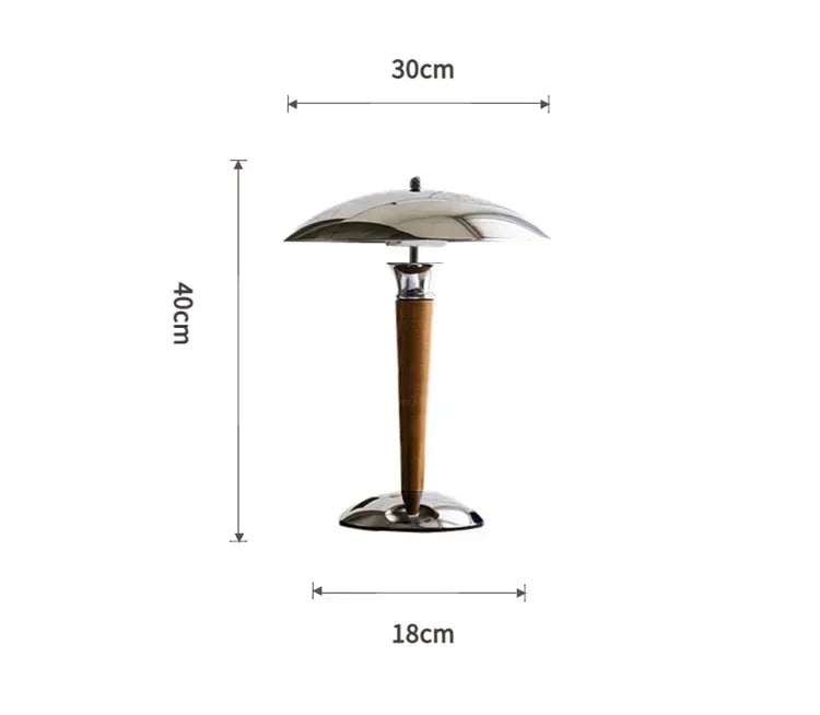 Industrial Style Desk Lamp Nordic Retro Table Light Wooden Iron E14 Bulb Bauhaus Design Study Room Office Bedroom Bedside Decor