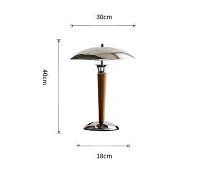 Industrial Style Desk Lamp Nordic Retro Table Light Wooden Iron E14 Bulb Bauhaus Design Study Room Office Bedroom Bedside Decor