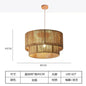 Retro Handmade Tiered Woven Ceiling Light with Rustic Design