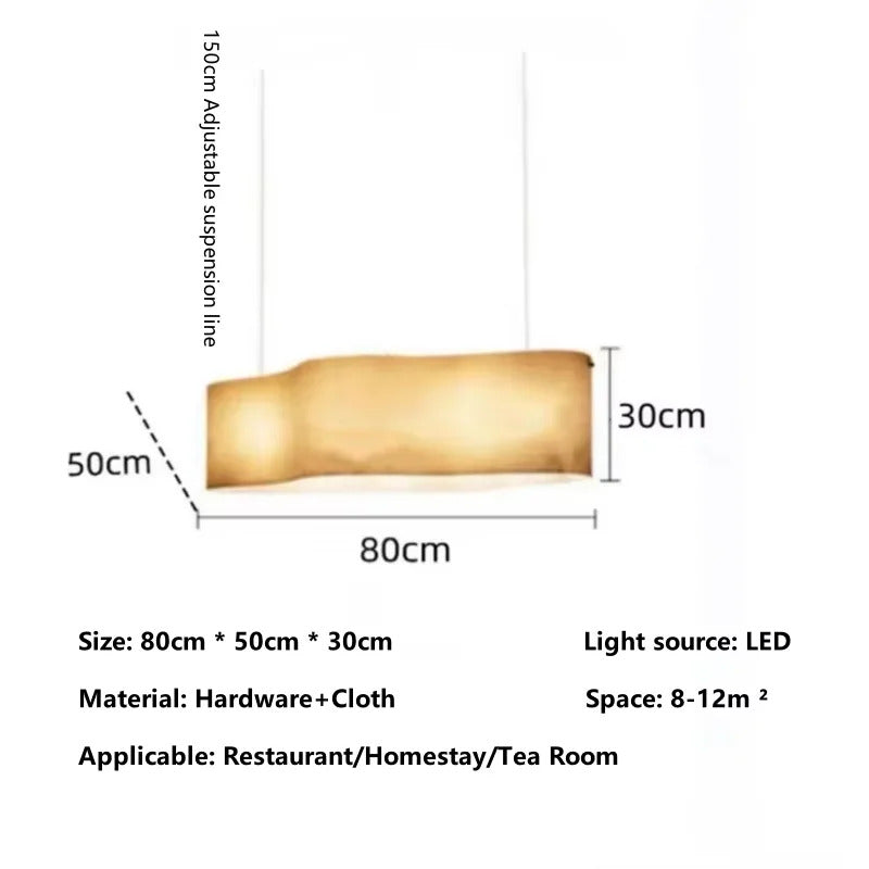 Nuvola Cloud Pendant Lamp Creative LED Fabric Hanging Chandelier