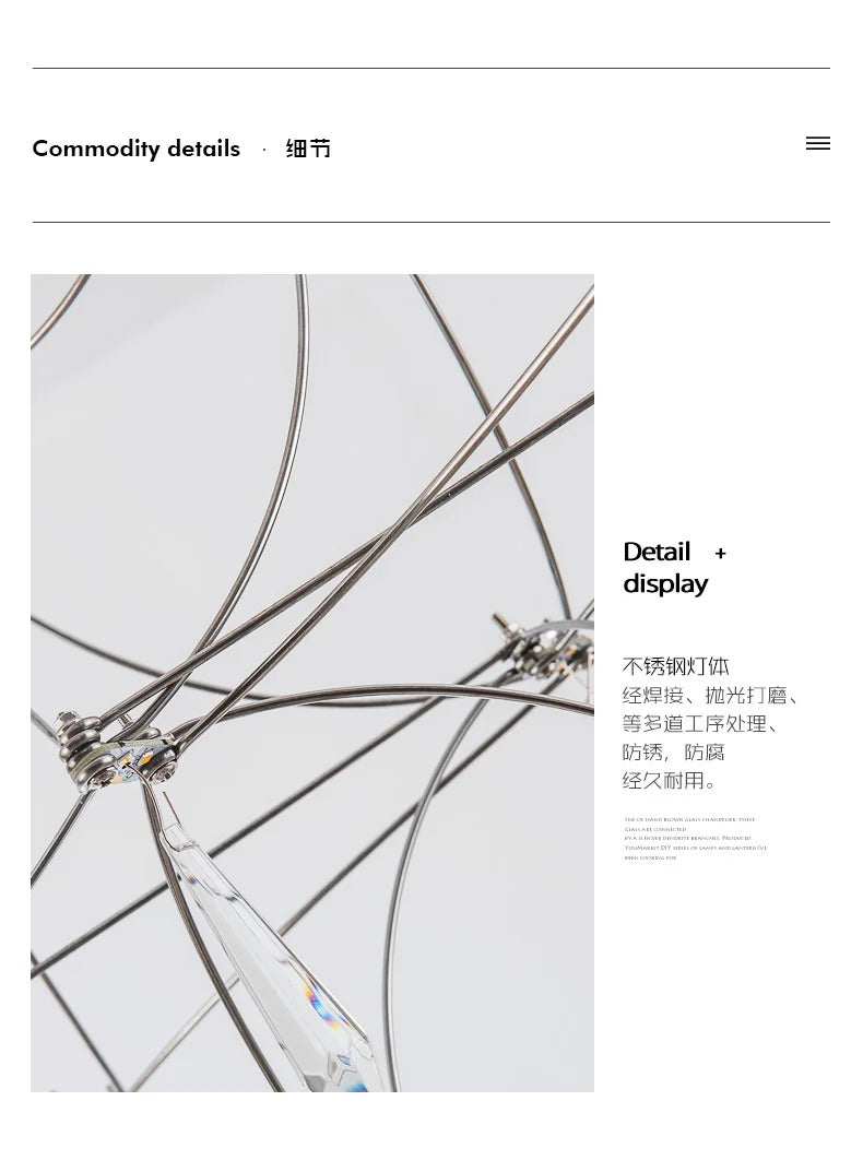 Modern Restaurant Strip Chandelier Luxury Lobby Front Desk Hanging Lamp