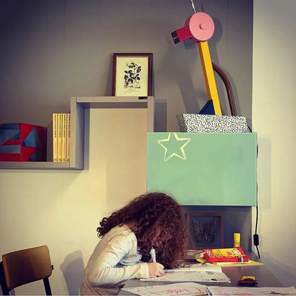 Milan Art Abstract Duck Table Lamp LED G4 Bulb Rainbow Metal Bedside Lamps Bedroom Art Children‘s Room Decorative Light Fixture