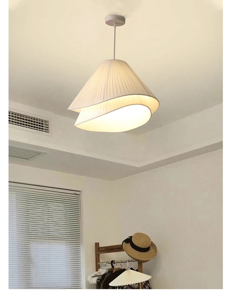 Lia Pendant lamp Nordic white fabric pendant light