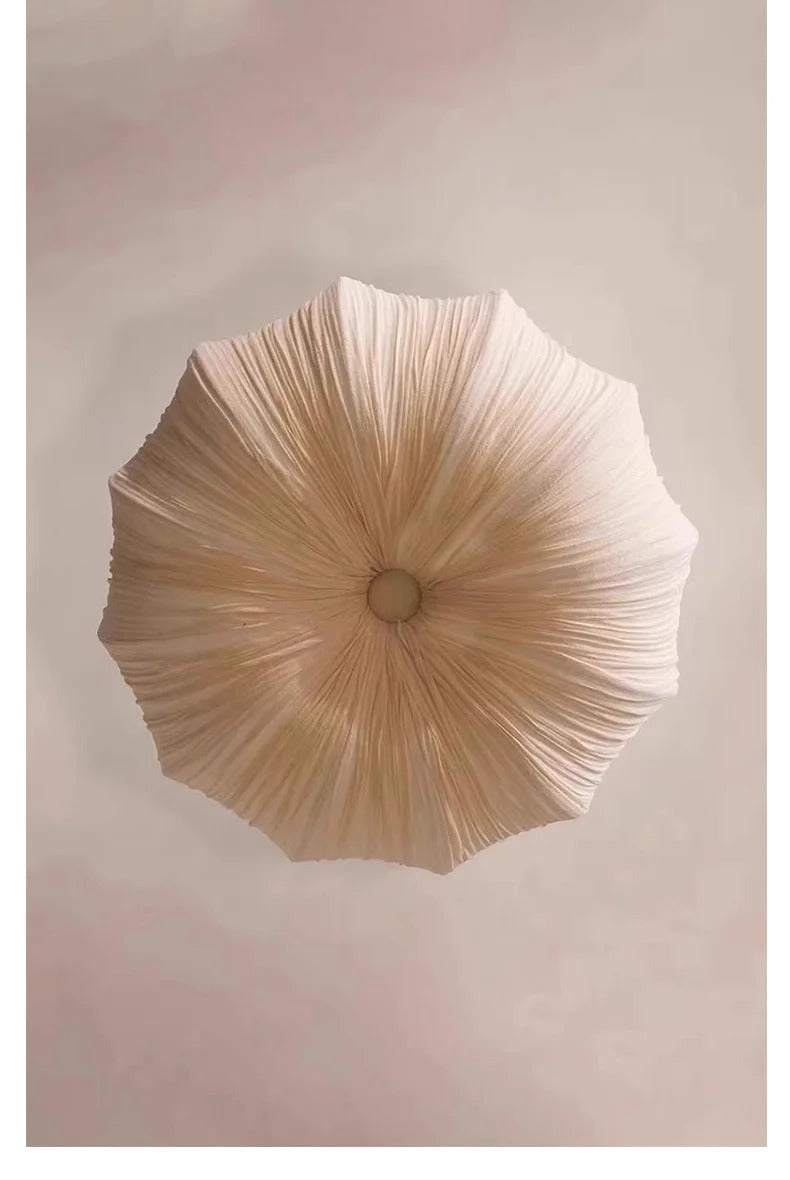 Japanese Wabi Sabi Retro Fabric Pendant Lights Living Dining Room Chandelier