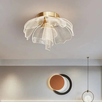 Flower Ceiling Light Bedroom Entrance Hallway Dining Room Lighting Fixture