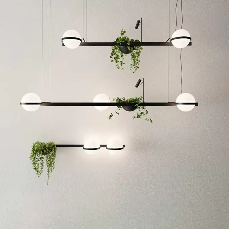 Plant Wall Light Modern Designer Led Study Bedroom Bedside Corridor Luxury Wall Lamp