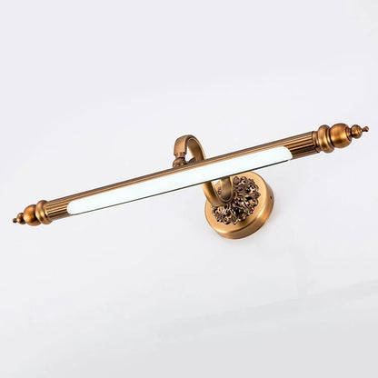 Europe Retro LED Mirror wall lamp Luxury gold bathroom cabinet mirror Headlight