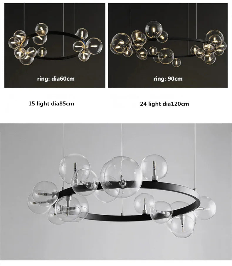 Molecule chandelier LED Modern Minimalist lustre nordic chandelier