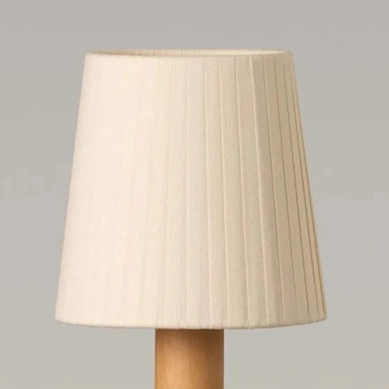 Spanish Creative Retro Nostalgic Rechargeable Table Lights LED Restaurant Bar Counter Bedroom Bedside Fabric Nighting Desk Lamps