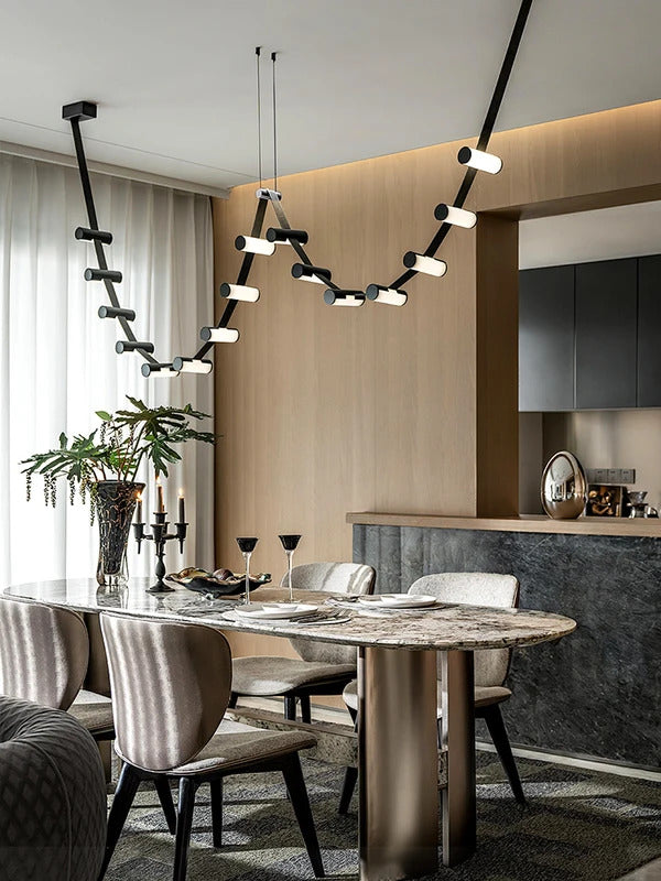 Nordic Leather Chandelier Designer Lighting