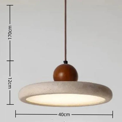 Natural Yellow Travertine Pendant Light Bedroom kitchen Light