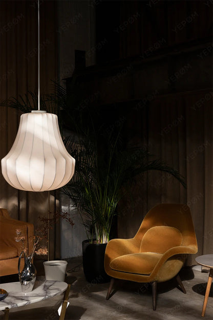 Creative Cocoon Pendant Lamp Wabi Sabi Style Pendant Light