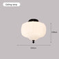 French Medieval Glass Pendant Lamp Milk White Glass LED Pendant Light