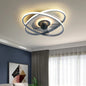 Modern bedroom decor led ceiling fan light lamp dining room remote control lamps