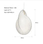 Overlap Suspension Lamp Nordic lamp minimalist creative silk white pendant light