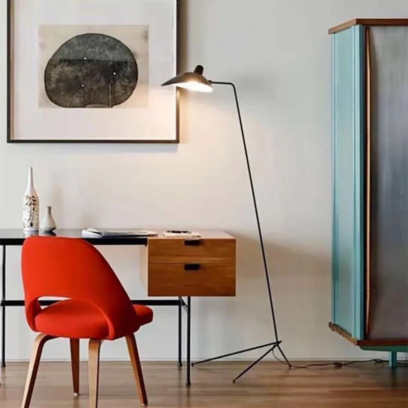 Serge Mouille floor lamp designer Living room Tripod Table lamp